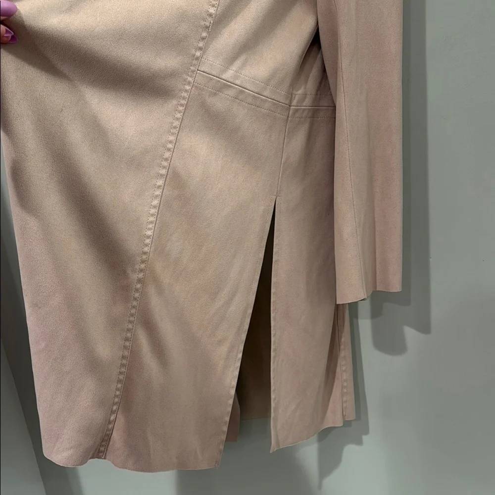 Chico's Classic Pink Micro Suede Shrug